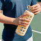 Glass Water Bottle Reusable Eco Friendly Hydration Sports Drink