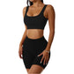 Women’s Everyday Activewear Ensemble Fitness Gym Yoga Lounge Set Outfit