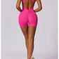 Women’s Sleeveless Slim Jumpsuit Activewear Fitness Gym Workout One Piece