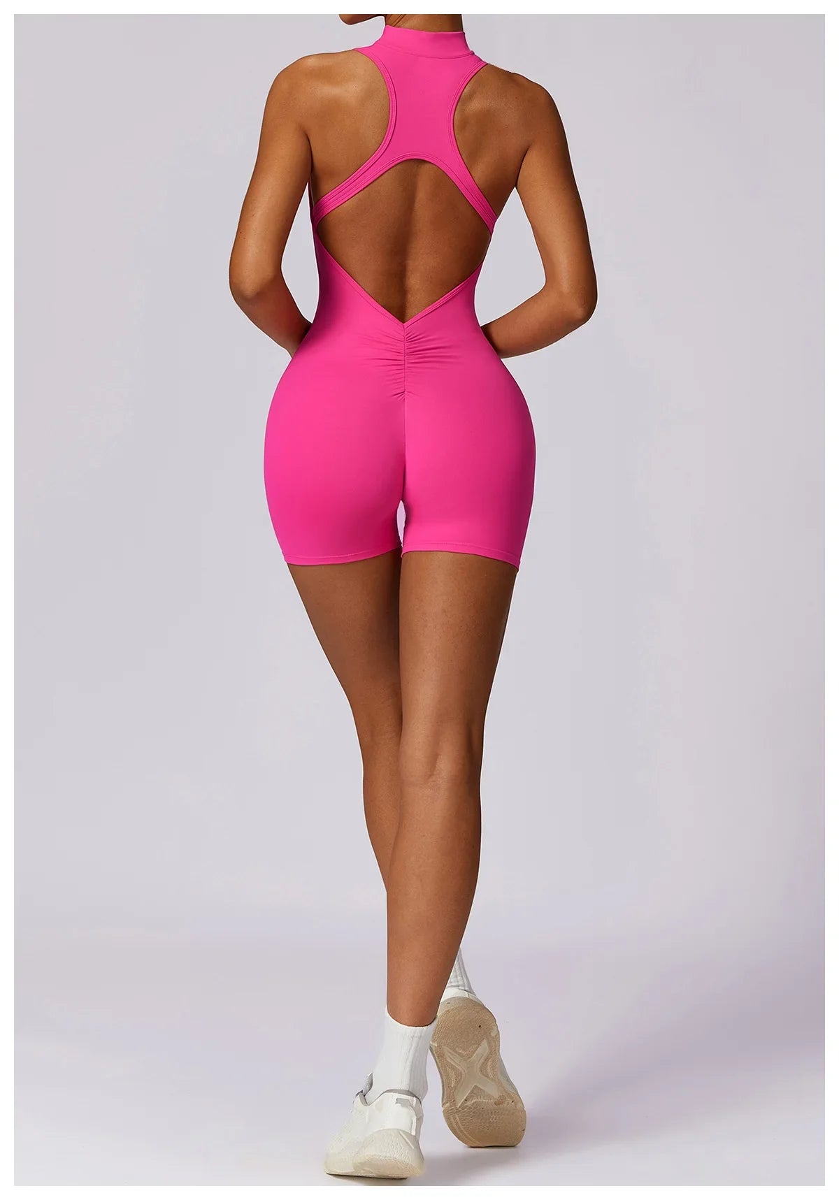 Women’s Sleeveless Slim Jumpsuit Activewear Fitness Gym Workout One Piece