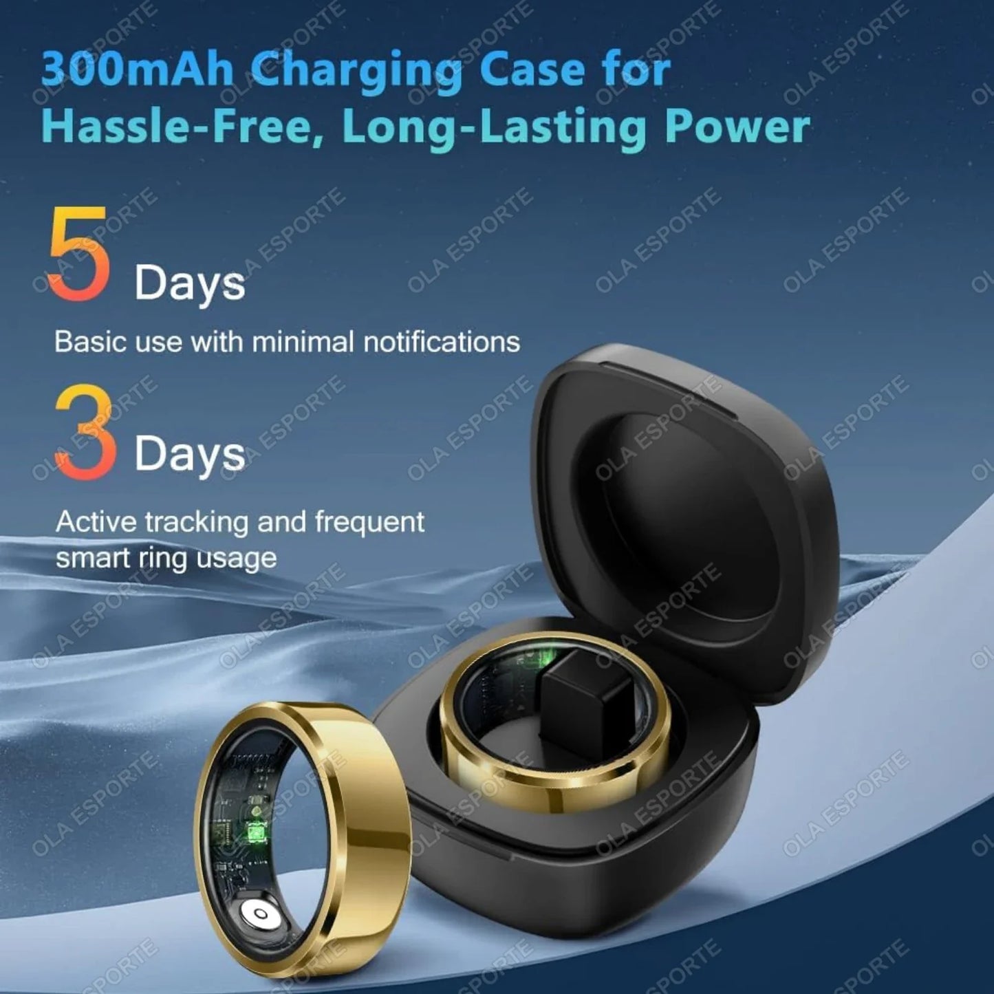 2026 Smart Ring Fitness Tracker Waterproof Sleep Heart Rate Monitor Unisex