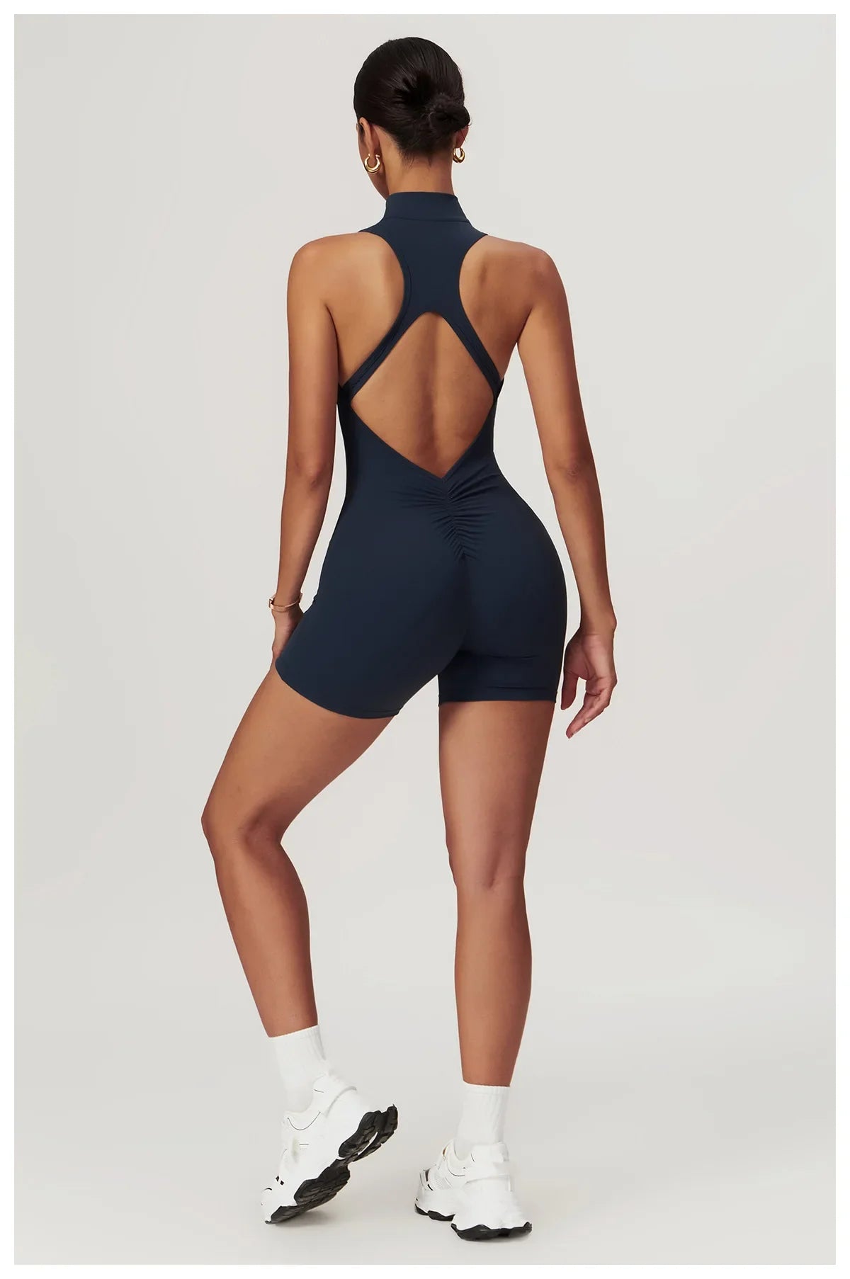 Women’s Sleeveless Slim Jumpsuit Activewear Fitness Gym Workout One Piece