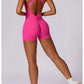 Women’s Sleeveless Slim Jumpsuit Activewear Fitness Gym Workout One Piece