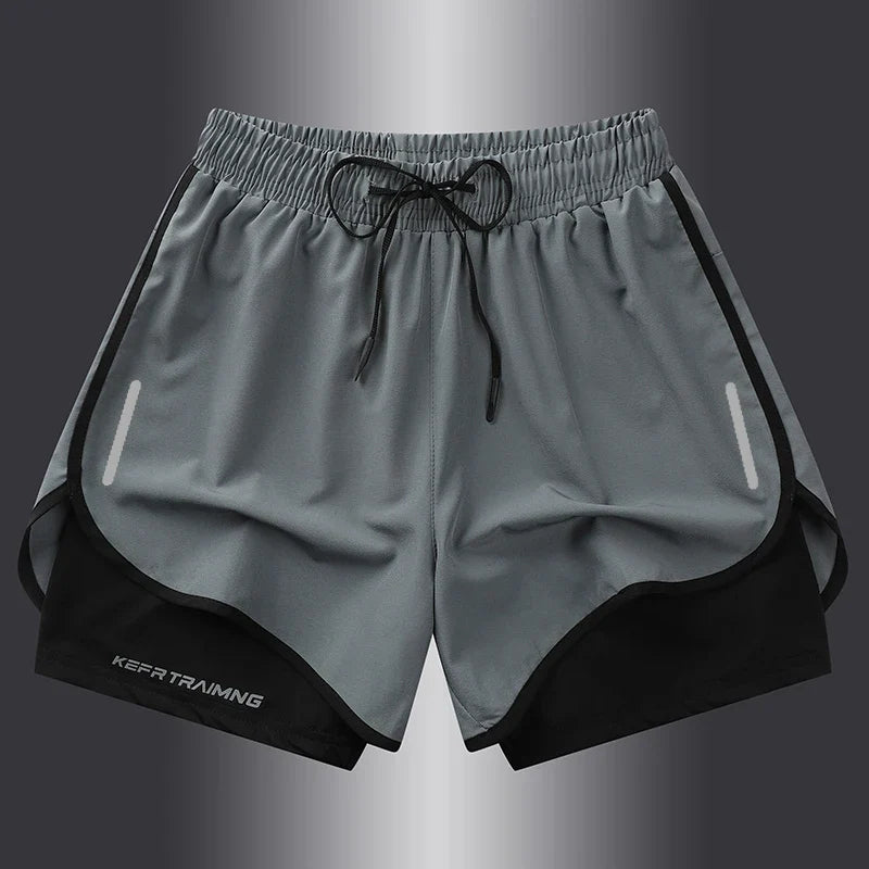 Men’s Summer Performance Shorts Lightweight Athletic Running Gym Training Shorts