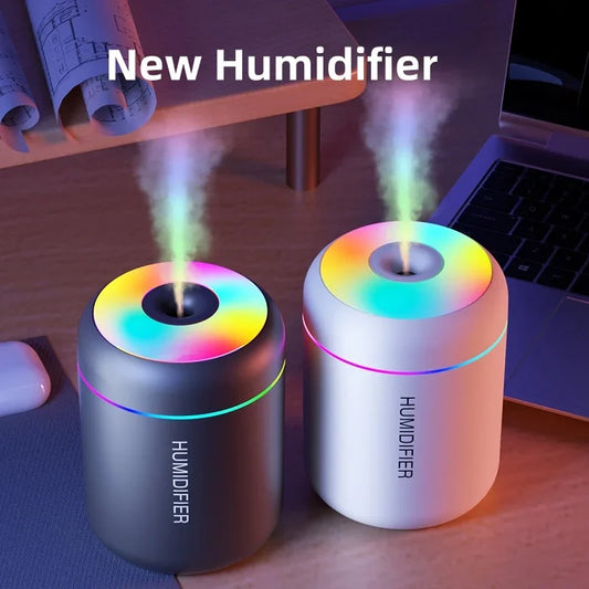 180ML USB Mini Air Humidifier Aroma Diffuser Mist Maker LED Lights