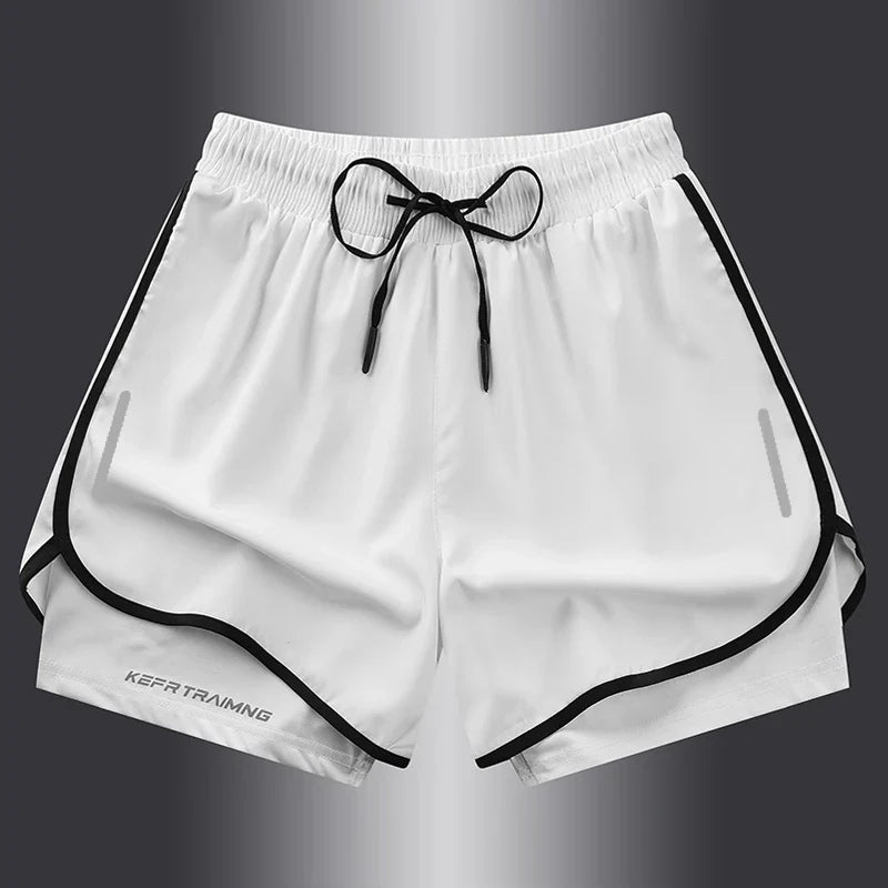 Men’s Summer Performance Shorts Lightweight Athletic Running Gym Training Shorts