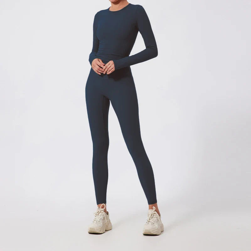 Women’s Stay Dry Active Yoga Suit Fitness Workout Sports Set