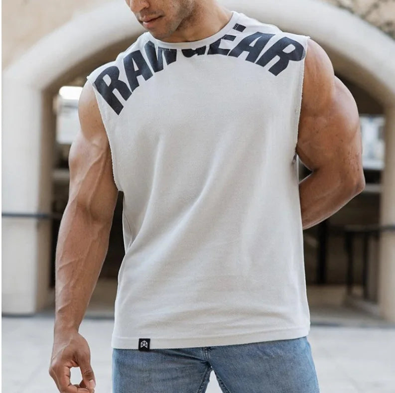 Men’s Performance Sleeveless Shirt Gym Workout Running Athletic Tank Top