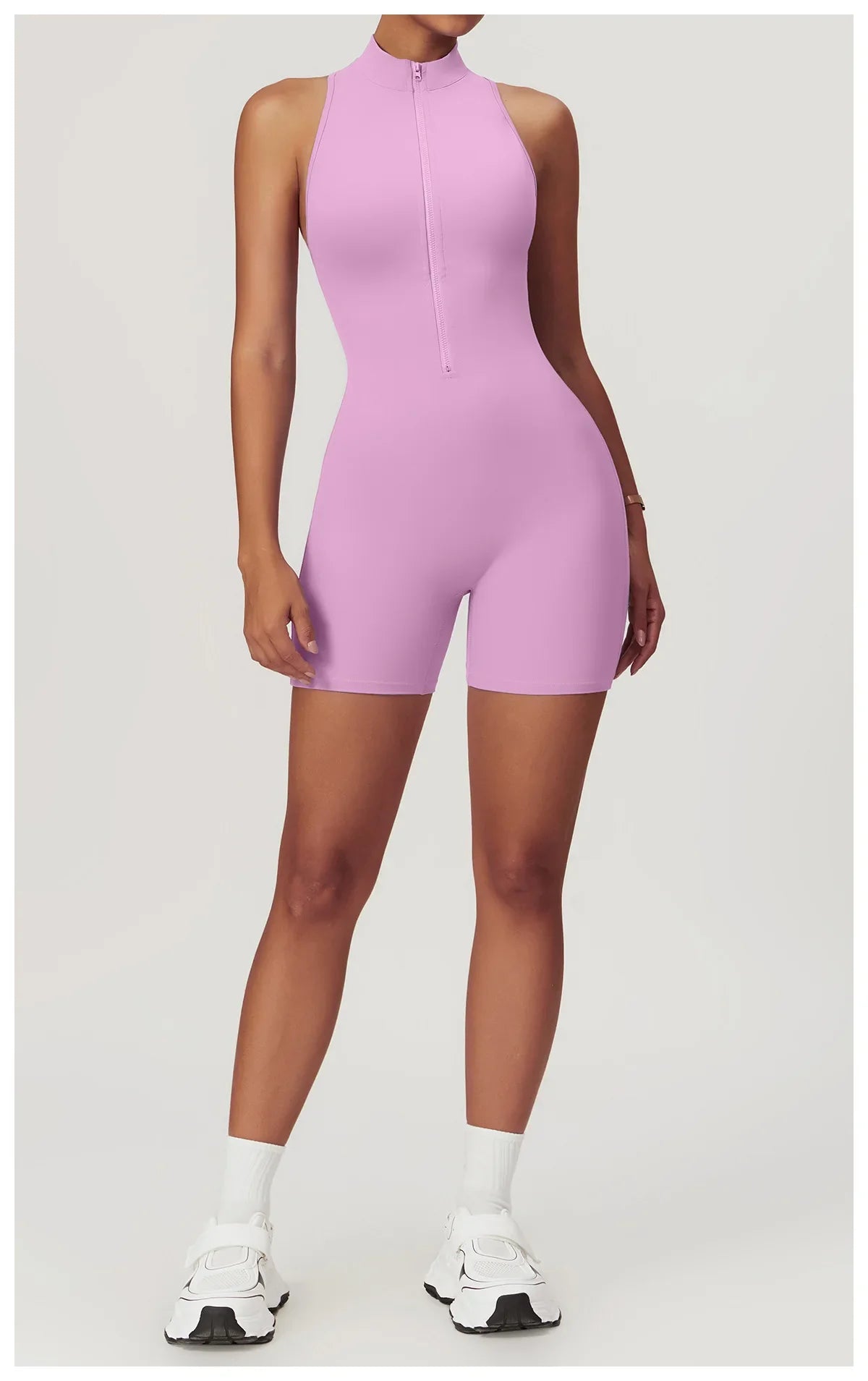 Women’s Sleeveless Slim Jumpsuit Activewear Fitness Gym Workout One Piece