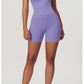 Women’s Sleeveless Slim Jumpsuit Activewear Fitness Gym Workout One Piece