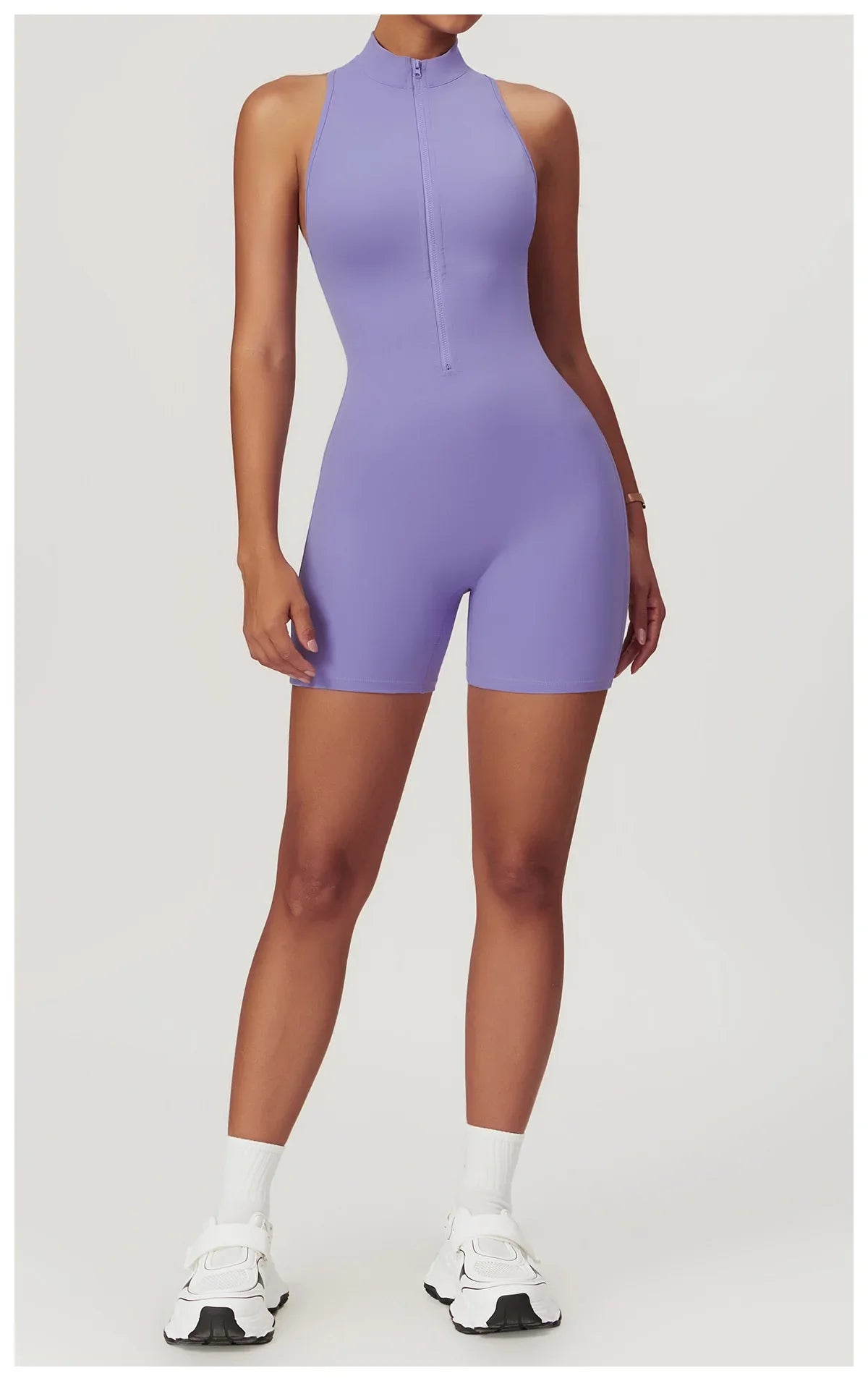 Women’s Sleeveless Slim Jumpsuit Activewear Fitness Gym Workout One Piece