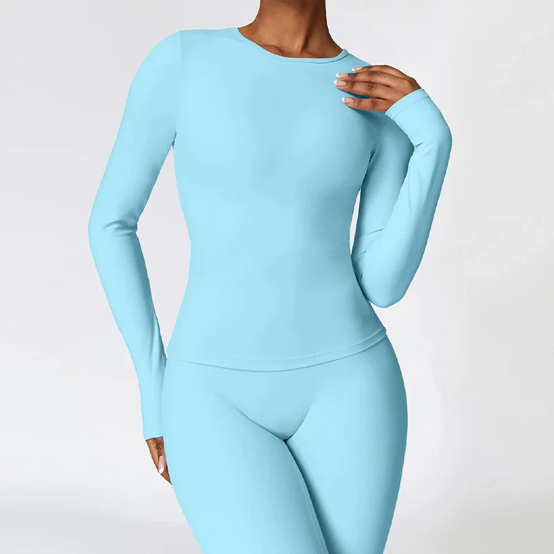 Women’s Stay Dry Active Yoga Suit Fitness Workout Sports Set