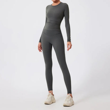 Women’s Stay Dry Active Yoga Suit Fitness Workout Sports Set