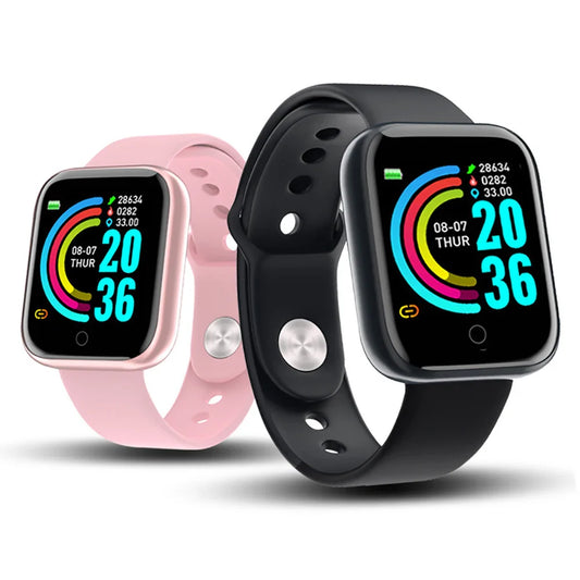 D20 Smart Watch Bluetooth Fitness Tracker Health Monitor Unisex
