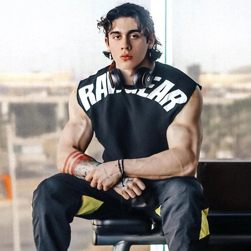 Men’s Performance Sleeveless Shirt Gym Workout Running Athletic Tank Top