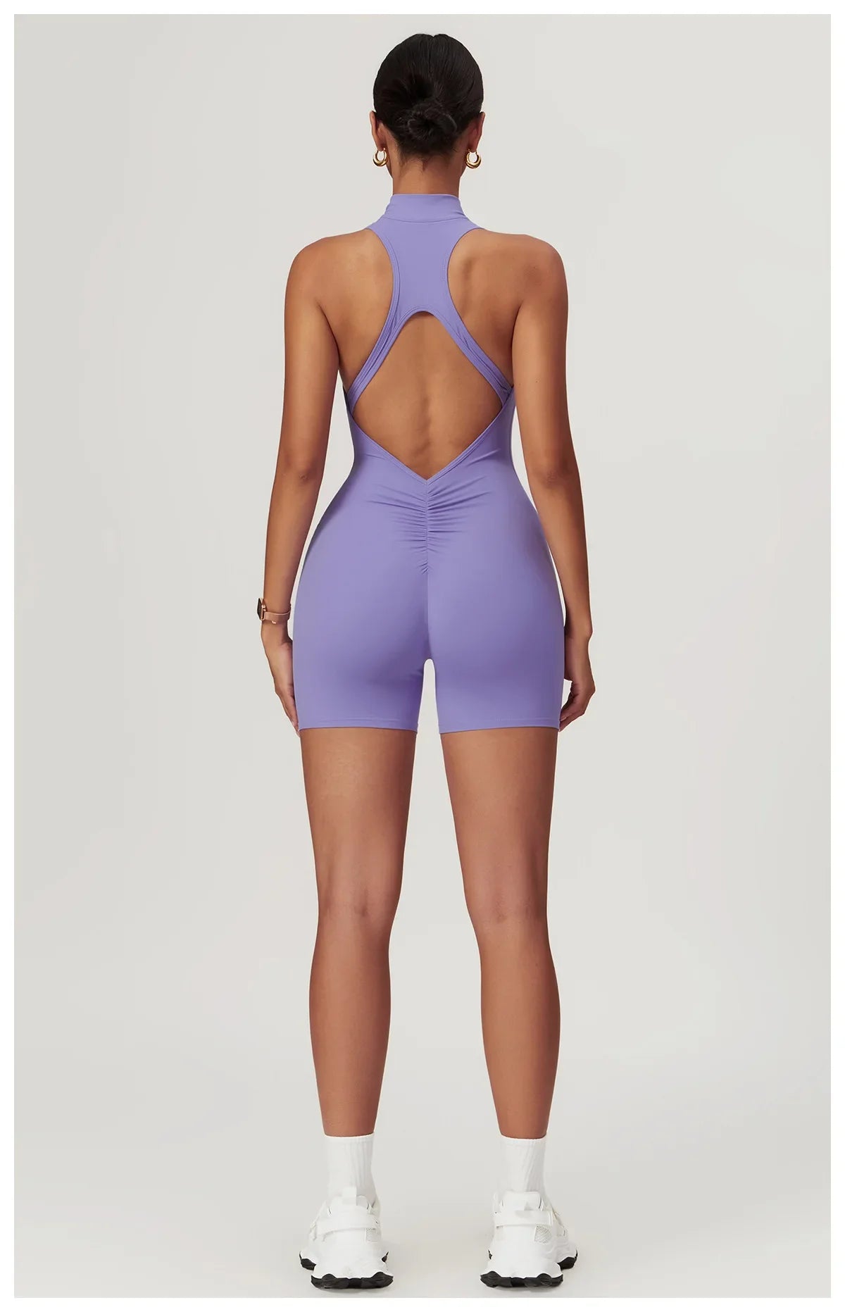 Women’s Sleeveless Slim Jumpsuit Activewear Fitness Gym Workout One Piece