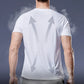 Men’s Performance Running Tee Breathable Athletic Workout Fitness Shirt Activewear
