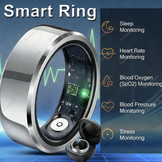 2026 Smart Ring Fitness Tracker Waterproof Sleep Heart Rate Monitor Unisex