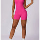 Women’s Sleeveless Slim Jumpsuit Activewear Fitness Gym Workout One Piece