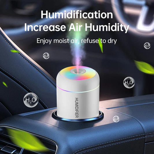 180ML USB Mini Air Humidifier Aroma Diffuser Mist Maker LED Lights