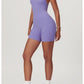 Women’s Sleeveless Slim Jumpsuit Activewear Fitness Gym Workout One Piece