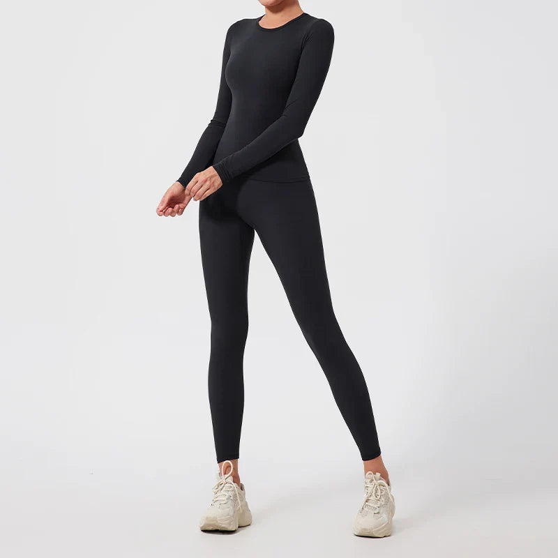 Women’s Stay Dry Active Yoga Suit Fitness Workout Sports Set