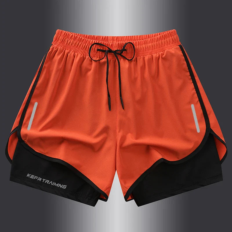 Men’s Summer Performance Shorts Lightweight Athletic Running Gym Training Shorts