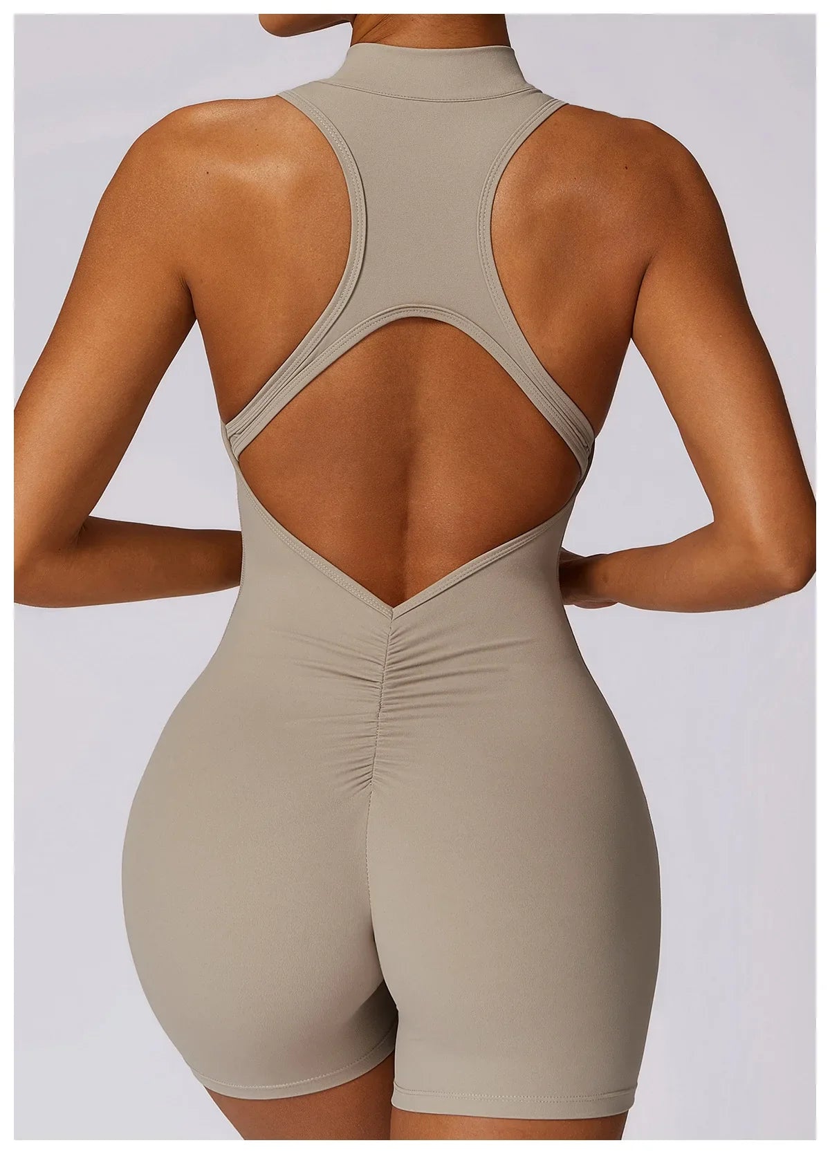 Women’s Sleeveless Slim Jumpsuit Activewear Fitness Gym Workout One Piece