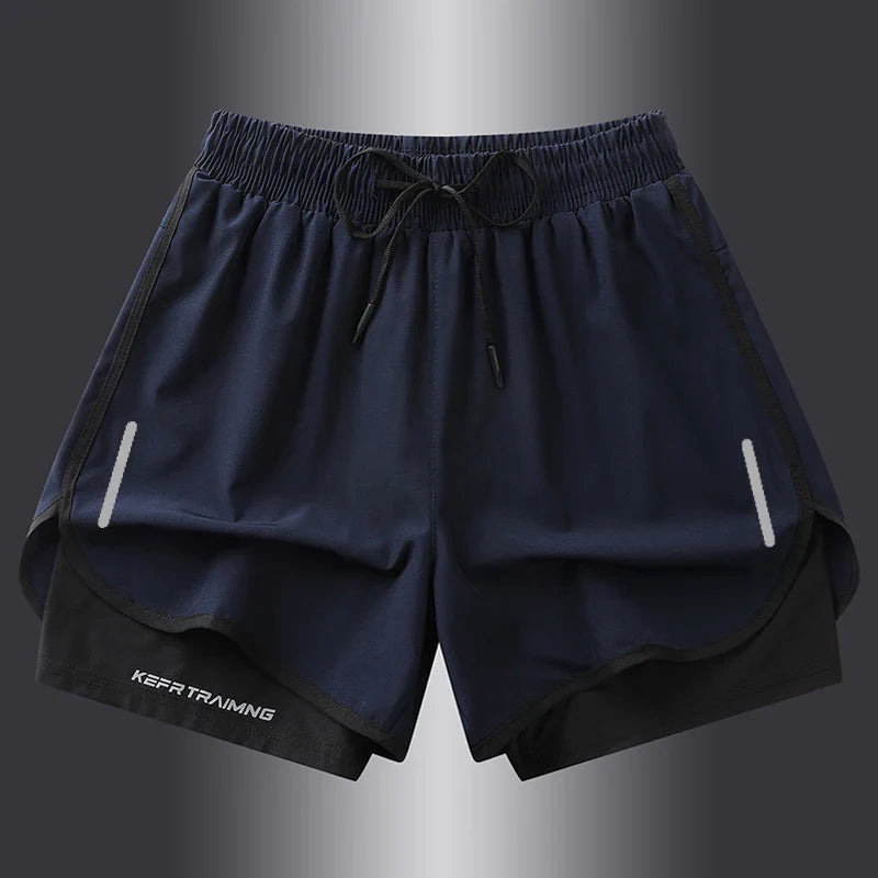 Men’s Summer Performance Shorts Lightweight Athletic Running Gym Training Shorts