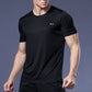 Men’s Performance Running Tee Breathable Athletic Workout Fitness Shirt Activewear