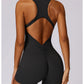 Women’s Sleeveless Slim Jumpsuit Activewear Fitness Gym Workout One Piece