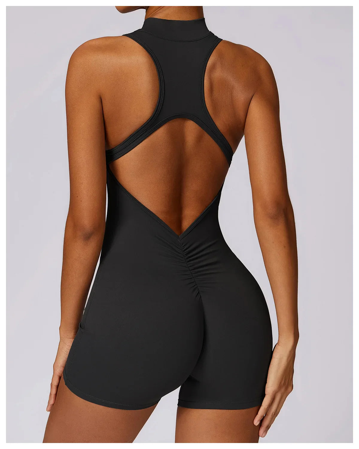 Women’s Sleeveless Slim Jumpsuit Activewear Fitness Gym Workout One Piece