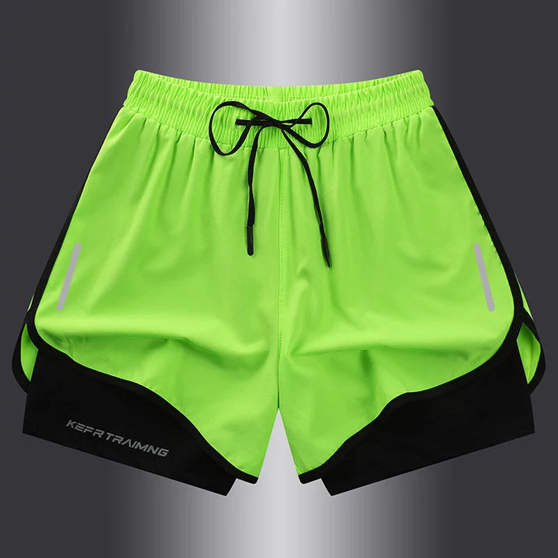 Men’s Summer Performance Shorts Lightweight Athletic Running Gym Training Shorts