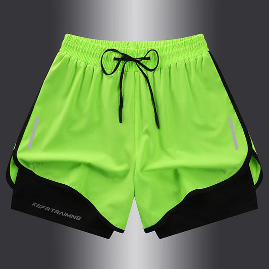 Men’s Summer Performance Shorts Lightweight Athletic Running Gym Training Shorts