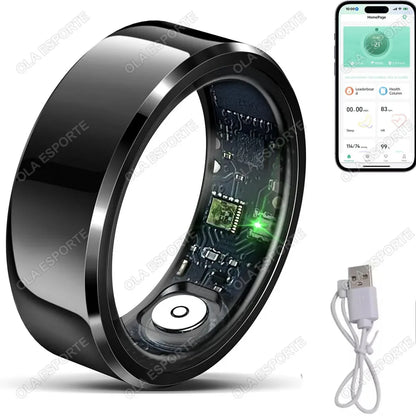 2026 Smart Ring Fitness Tracker Waterproof Sleep Heart Rate Monitor Unisex