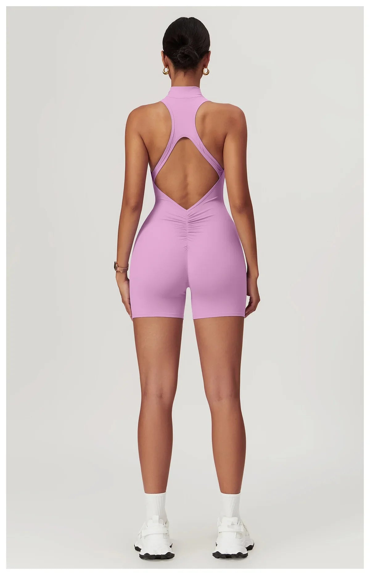 Women’s Sleeveless Slim Jumpsuit Activewear Fitness Gym Workout One Piece