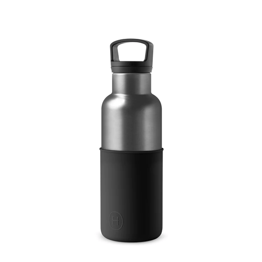 Vacuum Insulated Water Bottle Titanium Grey 16oz Travel Sports Flask