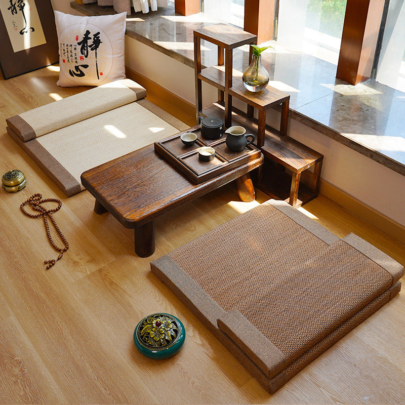 Natural Bamboo Fiber Zafu Round Meditation Cushion Zen Yoga Seat