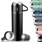 500ml Stainless Steel Vacuum Coffee Thermos Travel Sports Insulated Mug Set