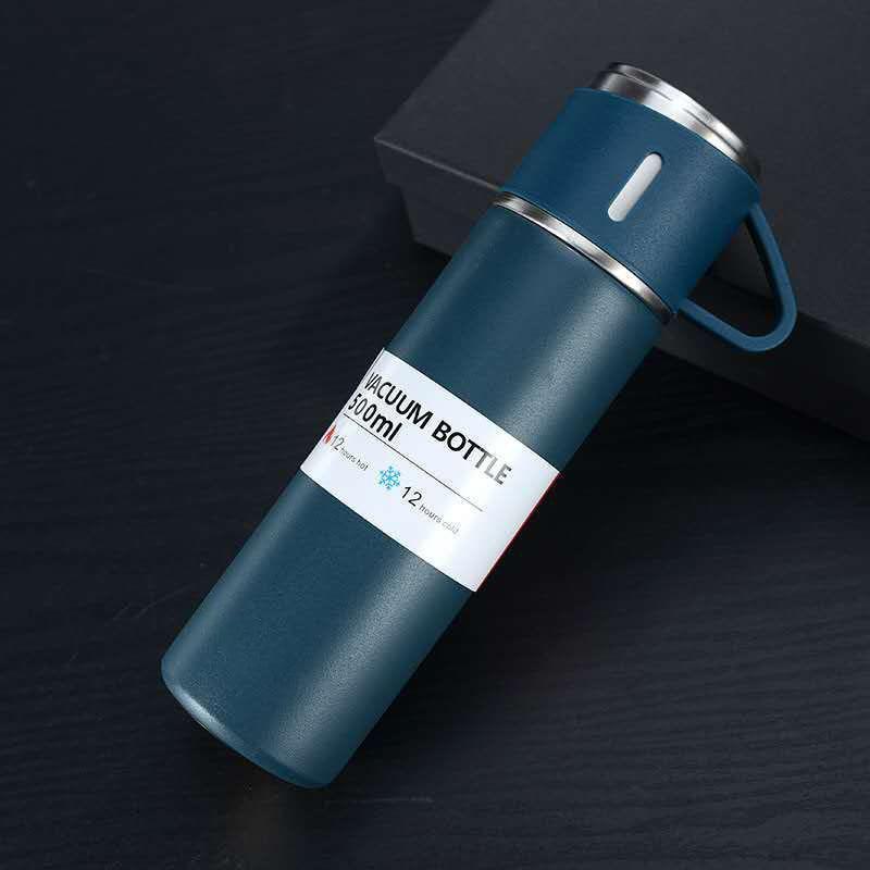 500ml Stainless Steel Vacuum Coffee Thermos Travel Sports Insulated Mug Set