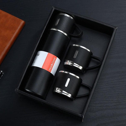 500ml Stainless Steel Vacuum Coffee Thermos Travel Sports Insulated Mug Set