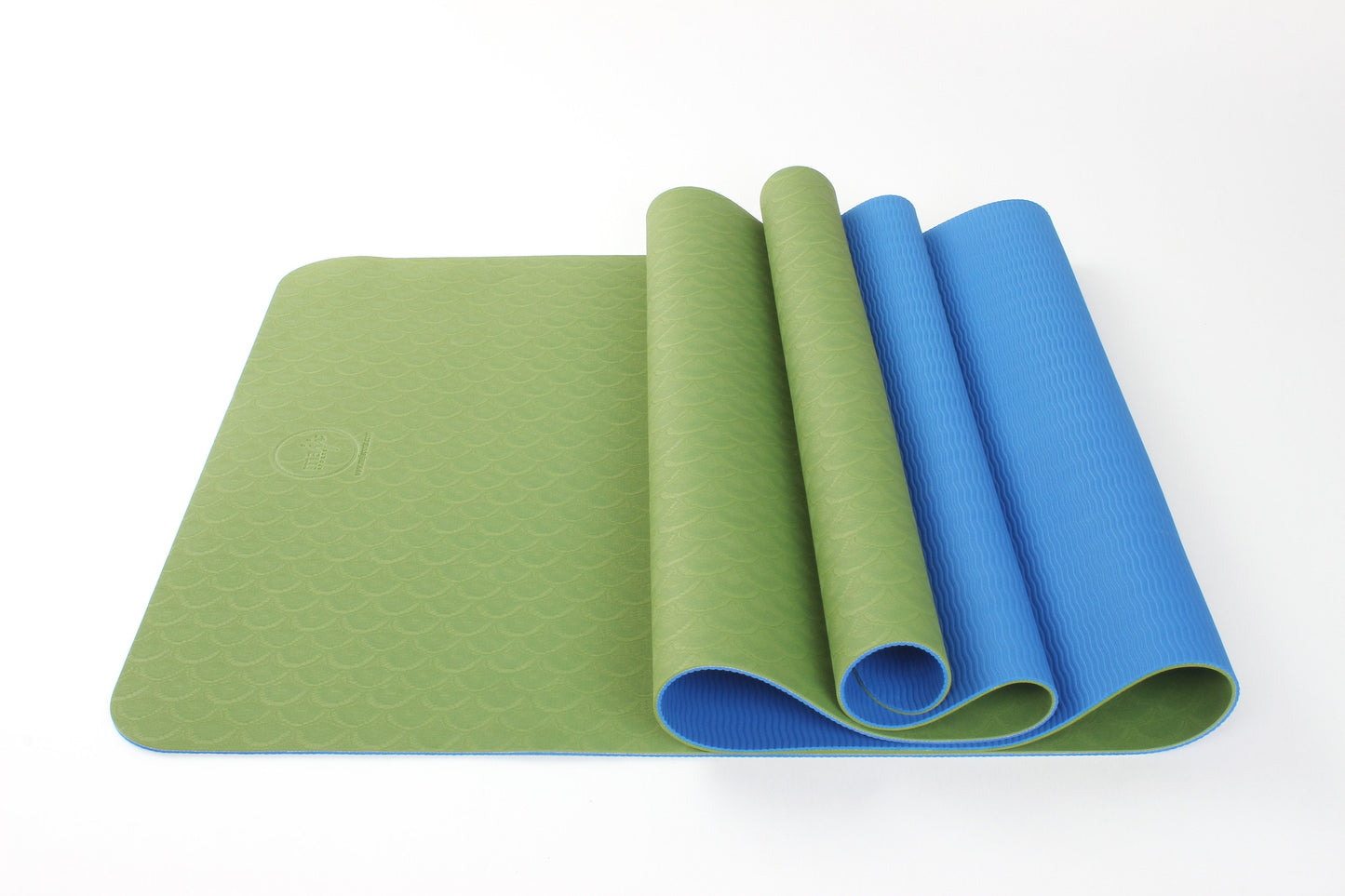 Maji Sports Two-Tone TPE Premium Yoga Mat Non-Slip Exercise Mat