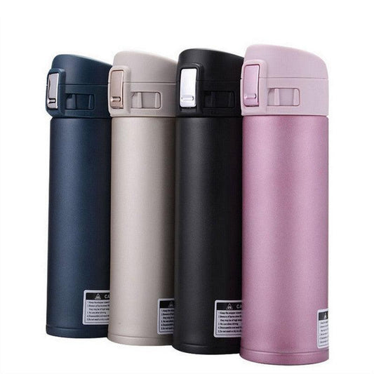 500ml Stainless Steel Insulated Thermos Bottle Travel Coffee Tea Tumbler