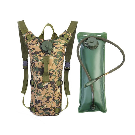 Tactical Hydration Pack 3L Water Bladder Backpack Outdoor Sports