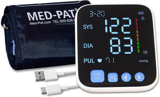 Med-Pat BP-S Arm Blood Pressure Monitor FDA Cleared Digital Device