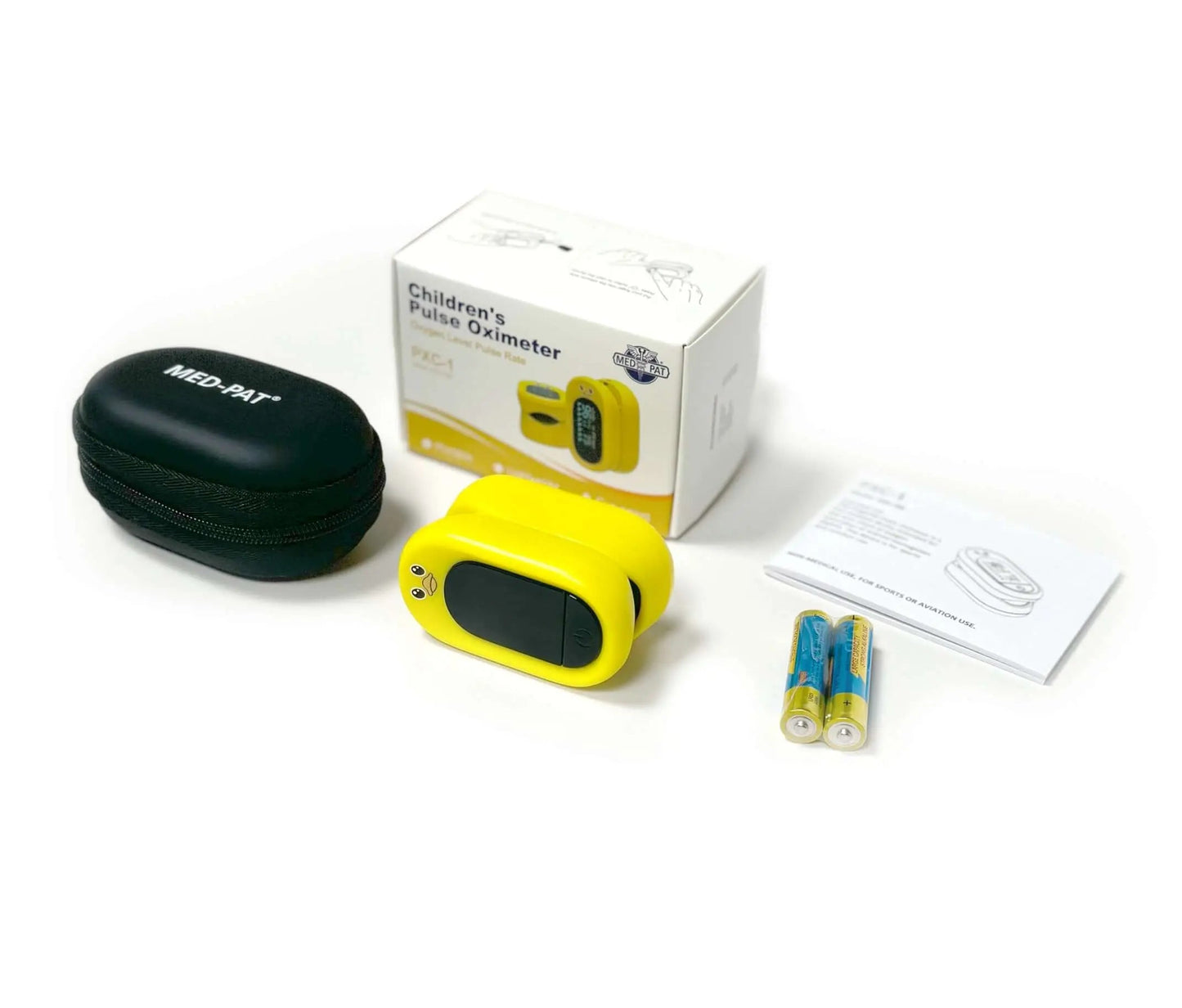 Med-Pat Ducky Kids Pulse Oximeter FDA Cleared SpO2 Heart Monitor