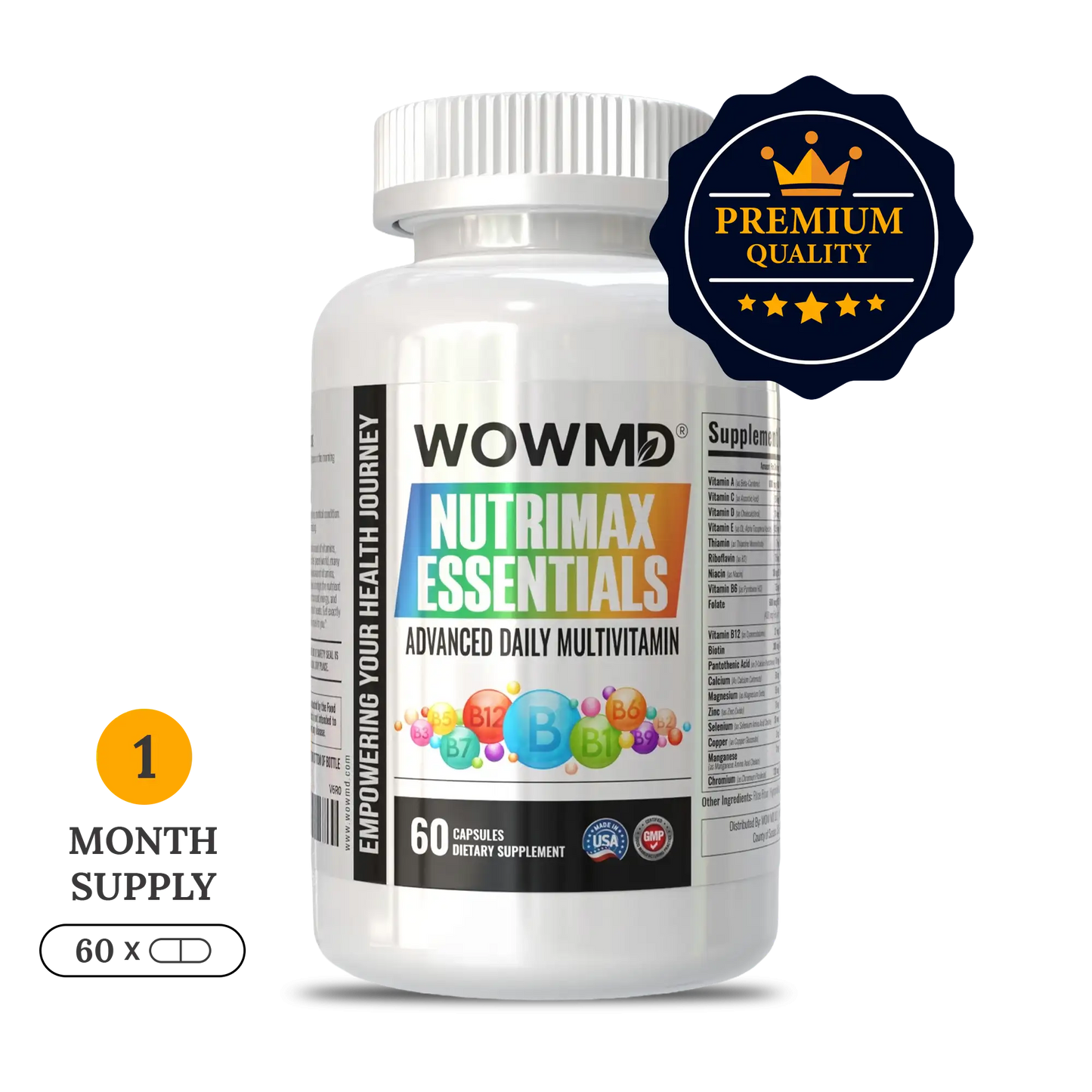 Advanced Daily Multivitamin Complete Wellness Supplement Formula Tablets