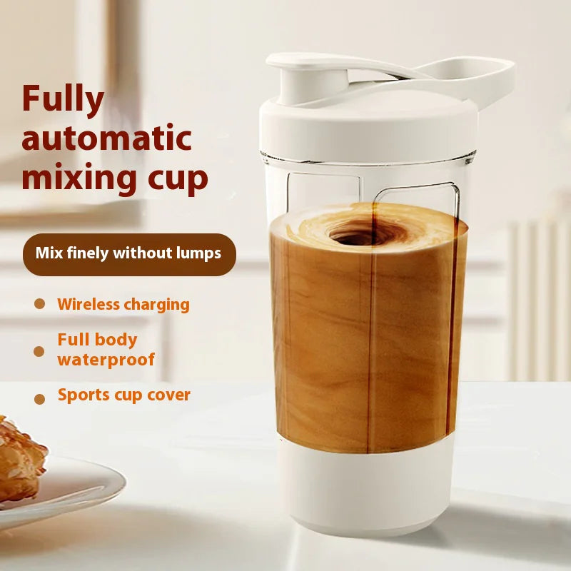 400ML Electric Protein Shaker Bottle Automatic Fitness Mixer Gym Cup