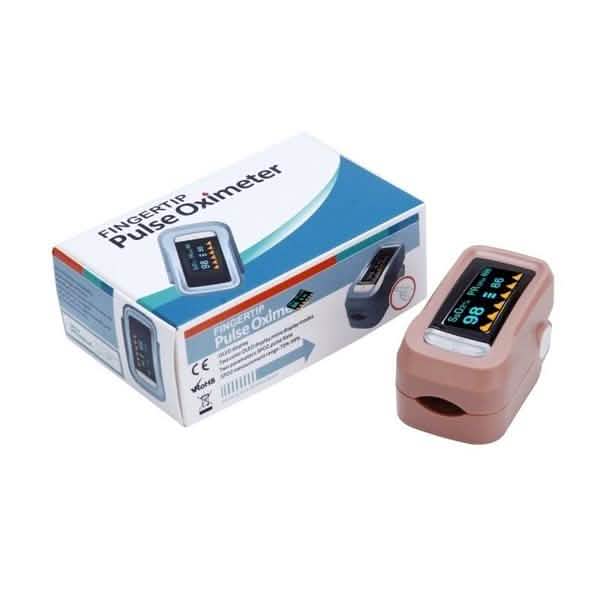 Portable Fingertip Pulse Oximeter Heart Rate Blood Oxygen Monitor Device