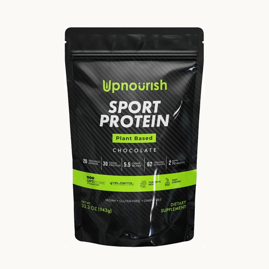 Plant Based Sport Protein Powder Vegan Performance Nutrition Supplement Blend